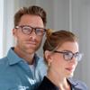 OPULIZE ORA Reading Glasses for Women and Men with Reading Sunglasses, UV400 Protection, Spring Hinges, Round Frames, 2-Pack, Brown Tortoiseshell, +1.00 view 3