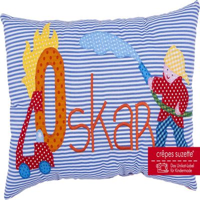 crepes suzette Personalized Name Pillow – Firefighter