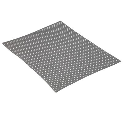 Cambrass 38976 Raschel Crib Bedspread, 80 x 100 cm, Doty Gray