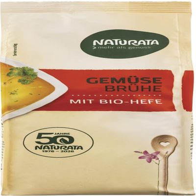 Vegetable Broth with Organic Yeast, Refill Bag, 1 x 500 g