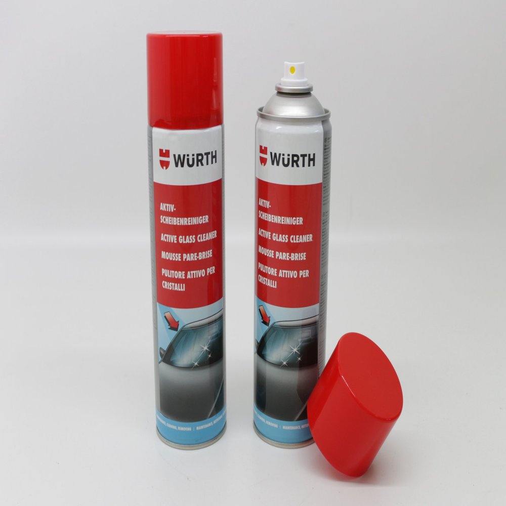 2x Wrth Active Foam Windshield and Glass Cleaner