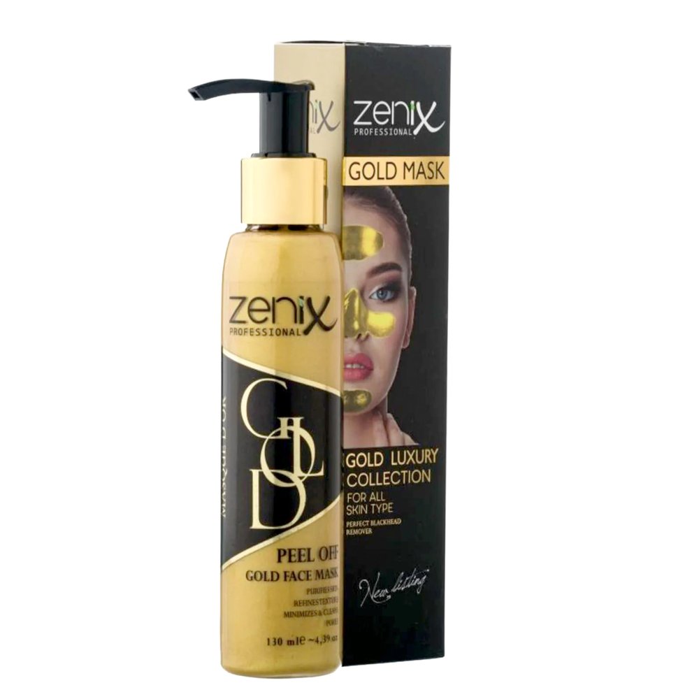 Zenix Gold Peel-Off Face Mask for Blemishes and Blackheads