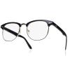 4sold™ Reading Glasses Retro Black, Brown Green, Dark Brown, 0.00 to +4.00 (Retro Black, +1.00) view 1