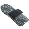 Fleece Footmuff Compatible with Bugaboo Bee, Gray Star view 1