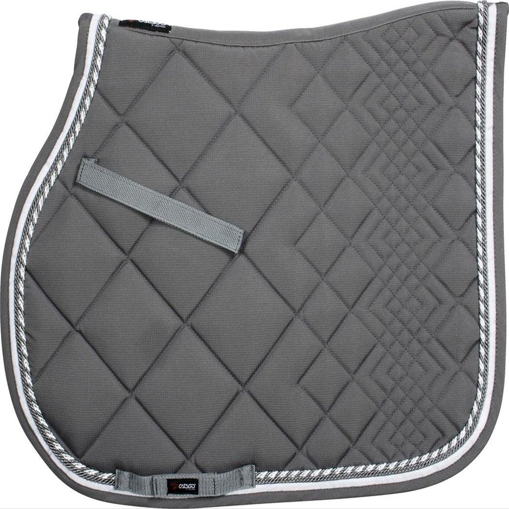 CATAGO Diamond Series 24h p.16 Small Saddle Pad, Gray/White