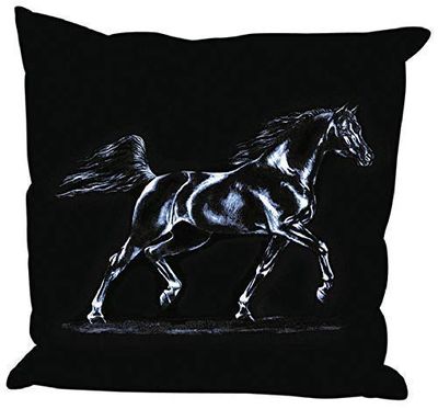 Fan-O-Menal Pillow with Horse Design – Arabian Stallion – 09296 – Bützel Collection