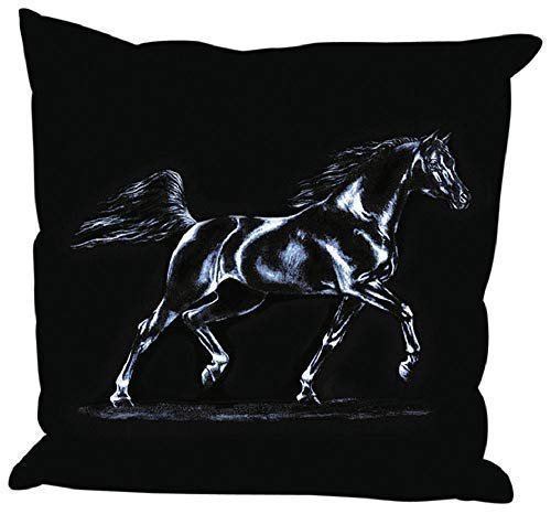 Fan-O-Menal Pillow with Horse Design – Arabian Stallion – 09296 – Bützel Collection