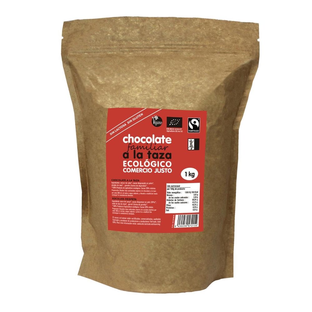 Spanish Hot Chocolate, Organic & Fairtrade, 1 kg