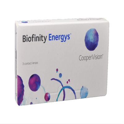 CooperVision Biofinity Energys Monthly Soft Contact Lenses, 3-Pack / BC 8.6 mm / DIA 14.0 mm / -6.00 D