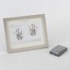Bambino Silver-Plated Twins Handprint and Footprint Set with Ink Pad view 1