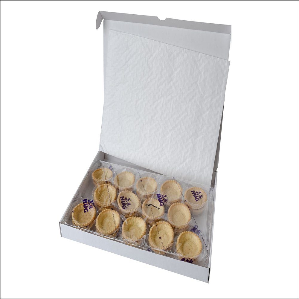 Hobbybäcker Shortcrust Pastry Tartlets, 28 Count, 7 cm