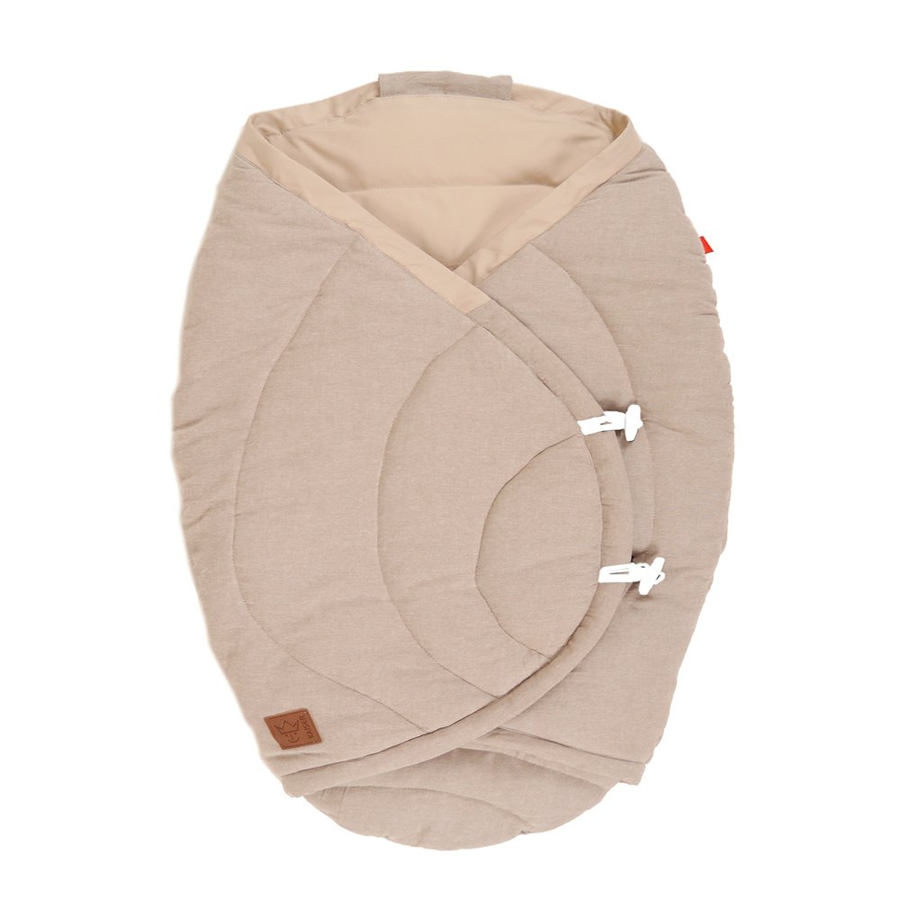 Kaiser 6536874 Carl Melange Summer Wrap Blanket, Beige, 0–12 Months