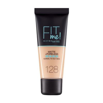 Maybelline Fit Me! Matte + Poreless Foundation No. 128 Warm Nude