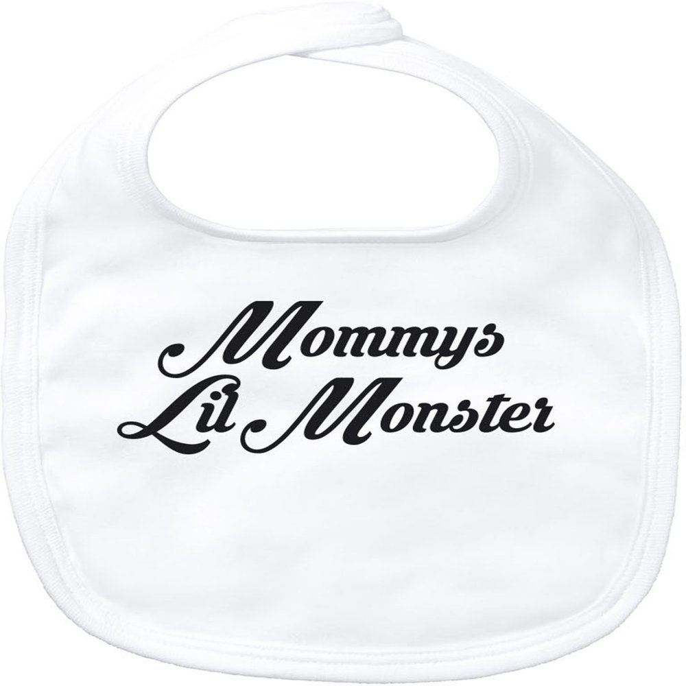 EZYshirt Mommy's Lil Monster Baby Bib Bandana