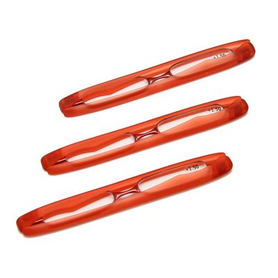 EnzoDate 3-Pack Foldable Reading Glasses, Mini Pocket Readers, +1.0 to +3.5