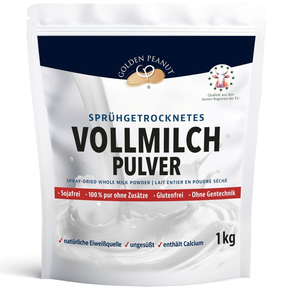 GOLDEN PEANUT Spray-Dried Whole Milk Powder for Baking & Ice Cream, 1 kg
