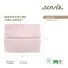 Sovie HORECA Airlaid Napkins, Light Pink, 40 x 40 cm, 1/4 Fold, 50 Count view 2