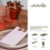Sovie HORECA Airlaid Napkins, Light Pink, 40 x 40 cm, 1/4 Fold, 50 Count view 4