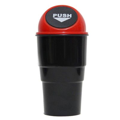 Portable Plastic Car Trash Can for Cup Holders