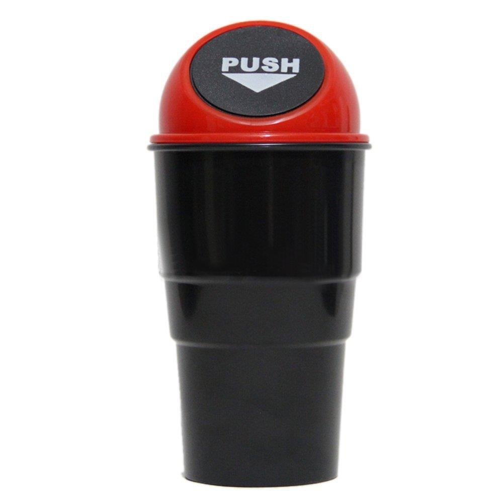 Portable Plastic Car Trash Can for Cup Holders