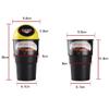Portable Plastic Car Trash Can for Cup Holders view 3