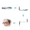 EnzoDate Folding Reading Glasses Mini Pocket Reader Presbyopic Glasses +1.0 to +3.5 Large Frame view 4