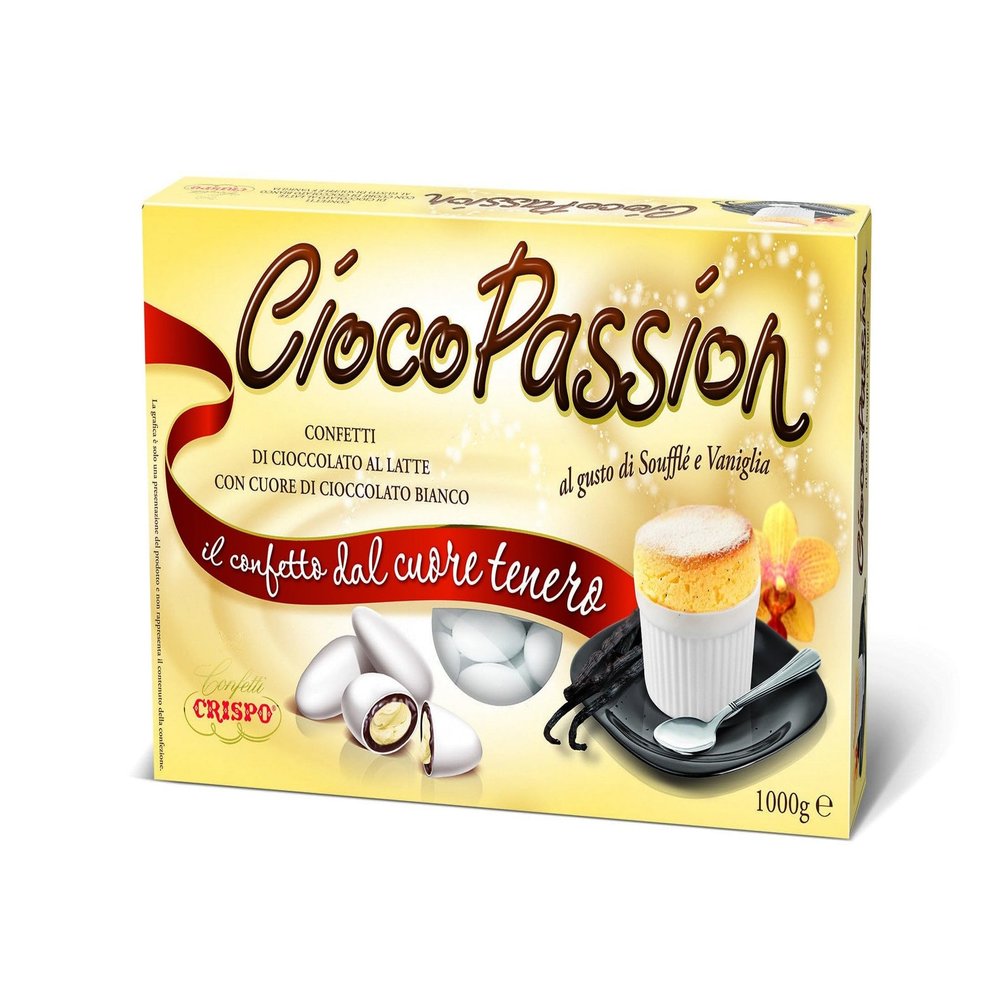 CONFETTI CRISPO | CiocoPassion | SOUFFLÉ AND VANILLA | 1 kg