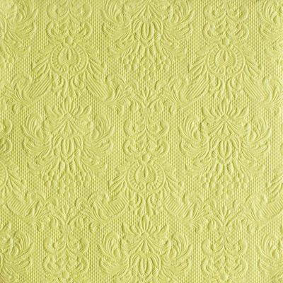 Ambiente Paper Napkins – Lunch/Party Napkins, 33 x 33 cm, Elegance Light Green, Embossed – Wedding, Baptism, Table Décor
