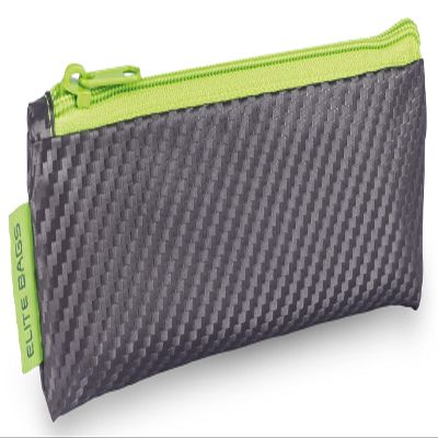 ELITE BAGS Insul-IN Diabetic Insulin Case, Gray-Lime Carbon Look
