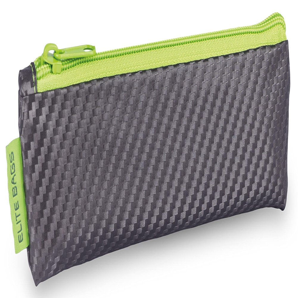 ELITE BAGS Insul-IN Diabetic Insulin Case, Gray-Lime Carbon Look