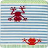 Unbekannt Richter Textilien Organic Cotton Baby Blanket, Red/Blue, 75 x 100 cm view 1