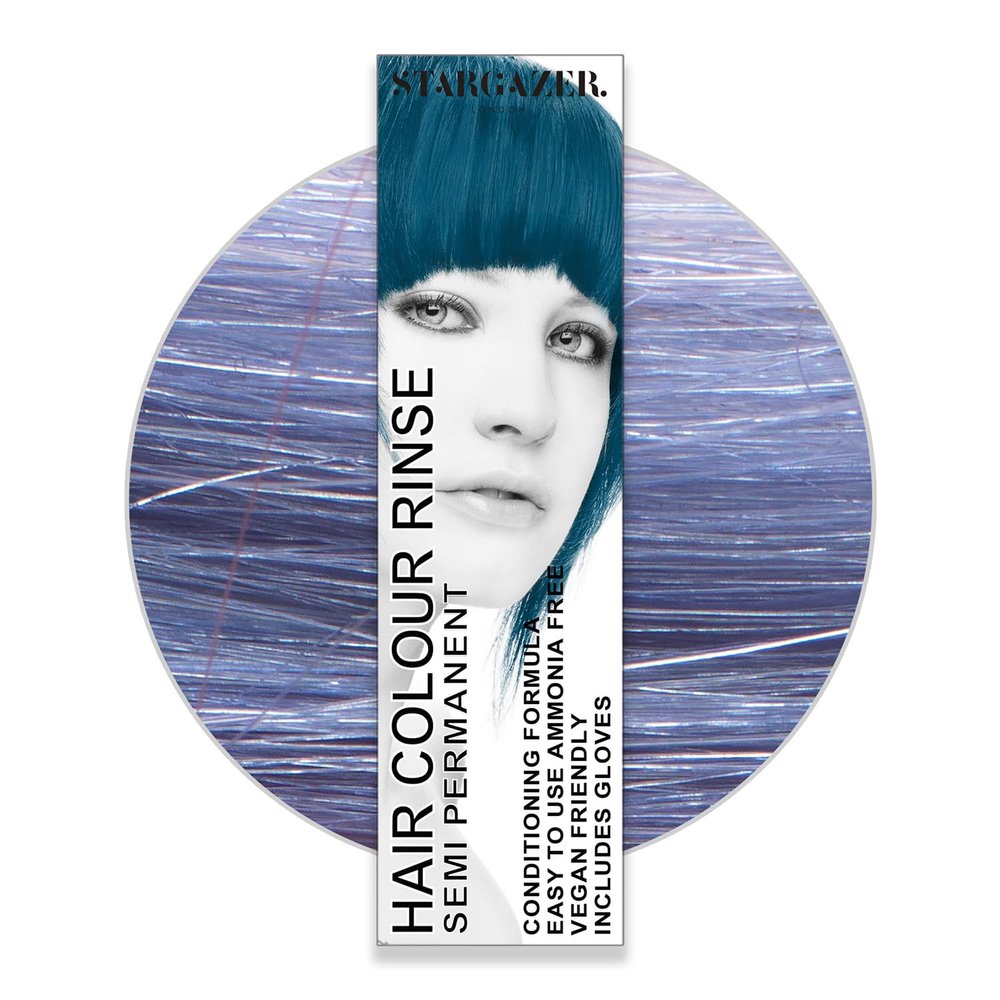 Stargazer Sea Blue Semi-Permanent Hair Dye, 1-Pack (1 x 70 ml)