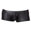 JJ Store Men's Wet-Look Leather-Style Boxer Briefs view 1