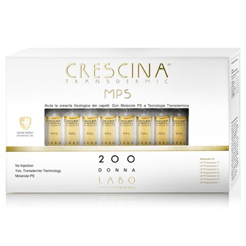 LABO CRESCINA TRANSDERMIC MPS RI-CRESCITA 200 for Women, 40 Vials