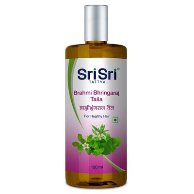 Sri Sri Ayurveda Brahmi Bringraj Thaila - 100 ml