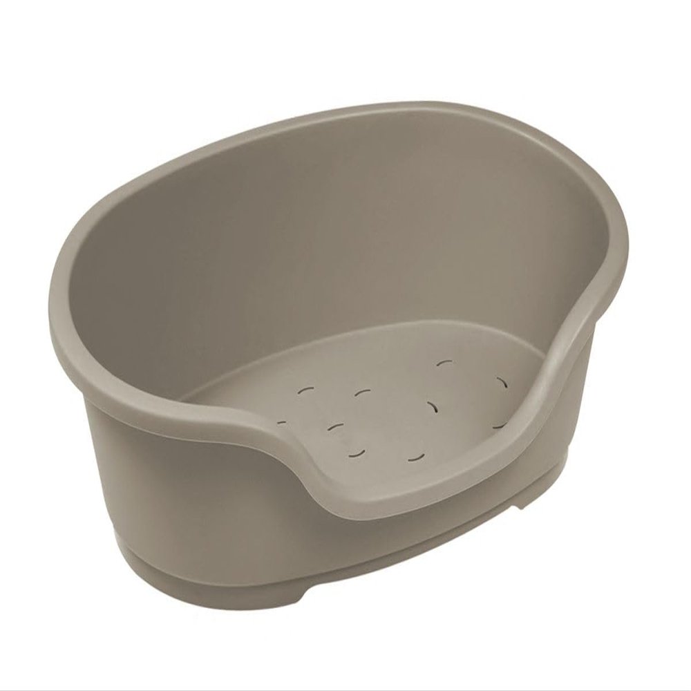 Karlie Domus Pet Basket, 60 x 47 x 22 cm, Warm Gray