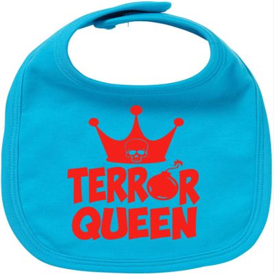 EZYshirt Terror Queen Baby Bib Neckerchief