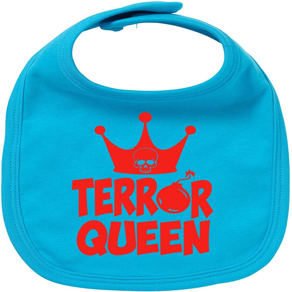 EZYshirt Terror Queen Baby Bib Neckerchief