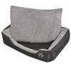 vidaXL Large Dog Bed with Cushion, Black view 1