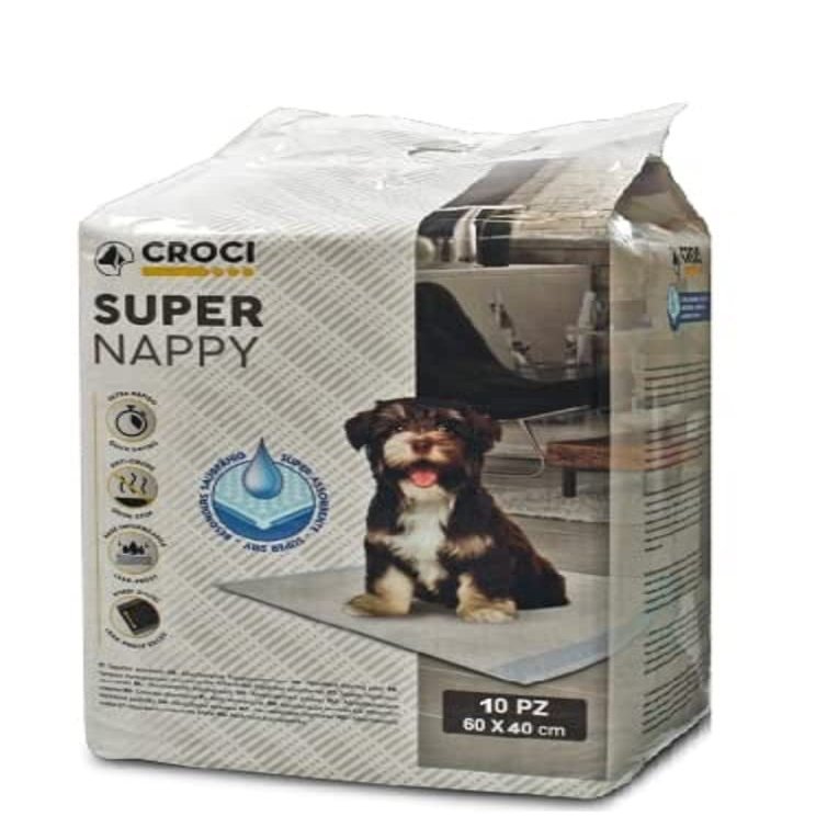 Croci Dog Diapers, Absorbent, 60 x 40 cm, 10 Pack