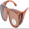 Montana Eyewear FO2C FIT OVER with Fabric Pouch and Hard-Shell Case, Tortoiseshell / 0 Diopters view 1