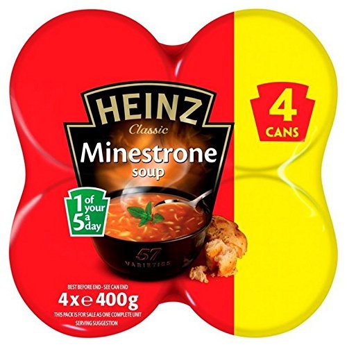 Heinz Classic Minestrone, 4-Pack, 4 x 400 g