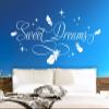 Wandora “Sweet Dreams” Wall Decal, Turquoise, 205 x 93 cm (W x H), Stars and Feathers, Bedroom or Nursery Wall Sticker, W1483 view 4