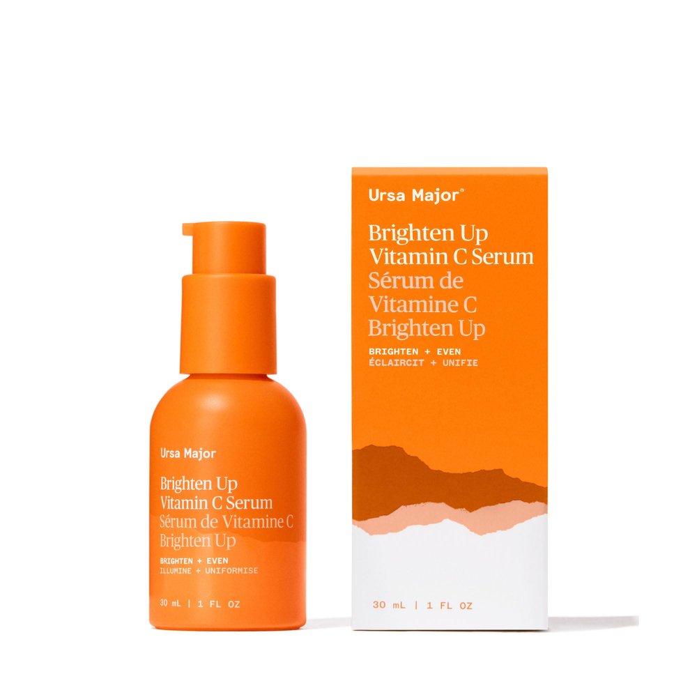 Ursa Major Natural Vitamin C Face Serum | Brightening, Hydrating, Smoothing | Vegan, Non-Toxic, Cruelty-Free | 28 mL