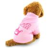 ZUNEA Summer Crown Pattern Hoodie for Small Dogs view 4