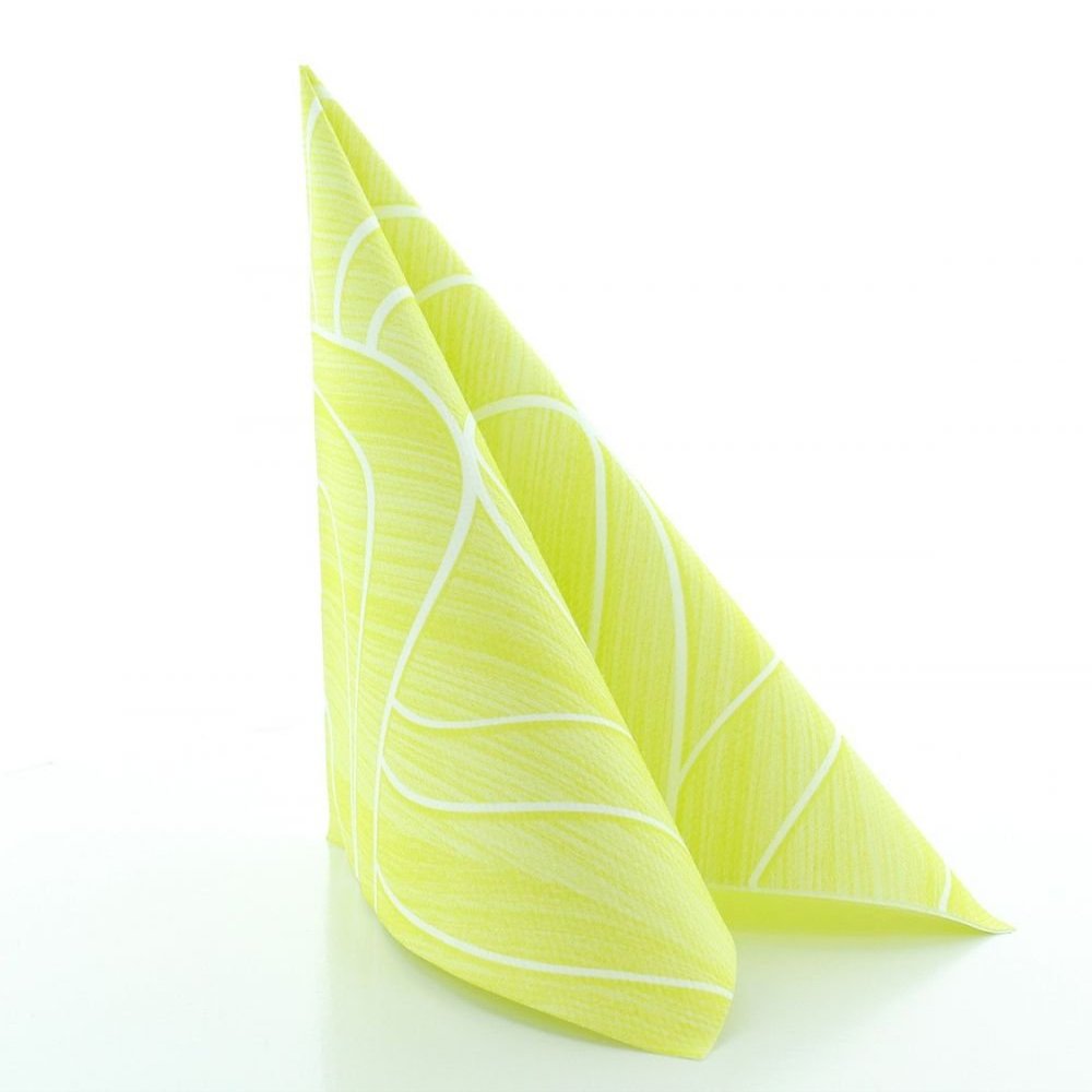 Sovie HORECA REN Airlaid Napkins, Lime, 40 x 40 cm, 50 Count