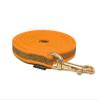 Mystique Rubberized Long Dog Leash, 15 mm, Neon Orange, 7.5 m view 1