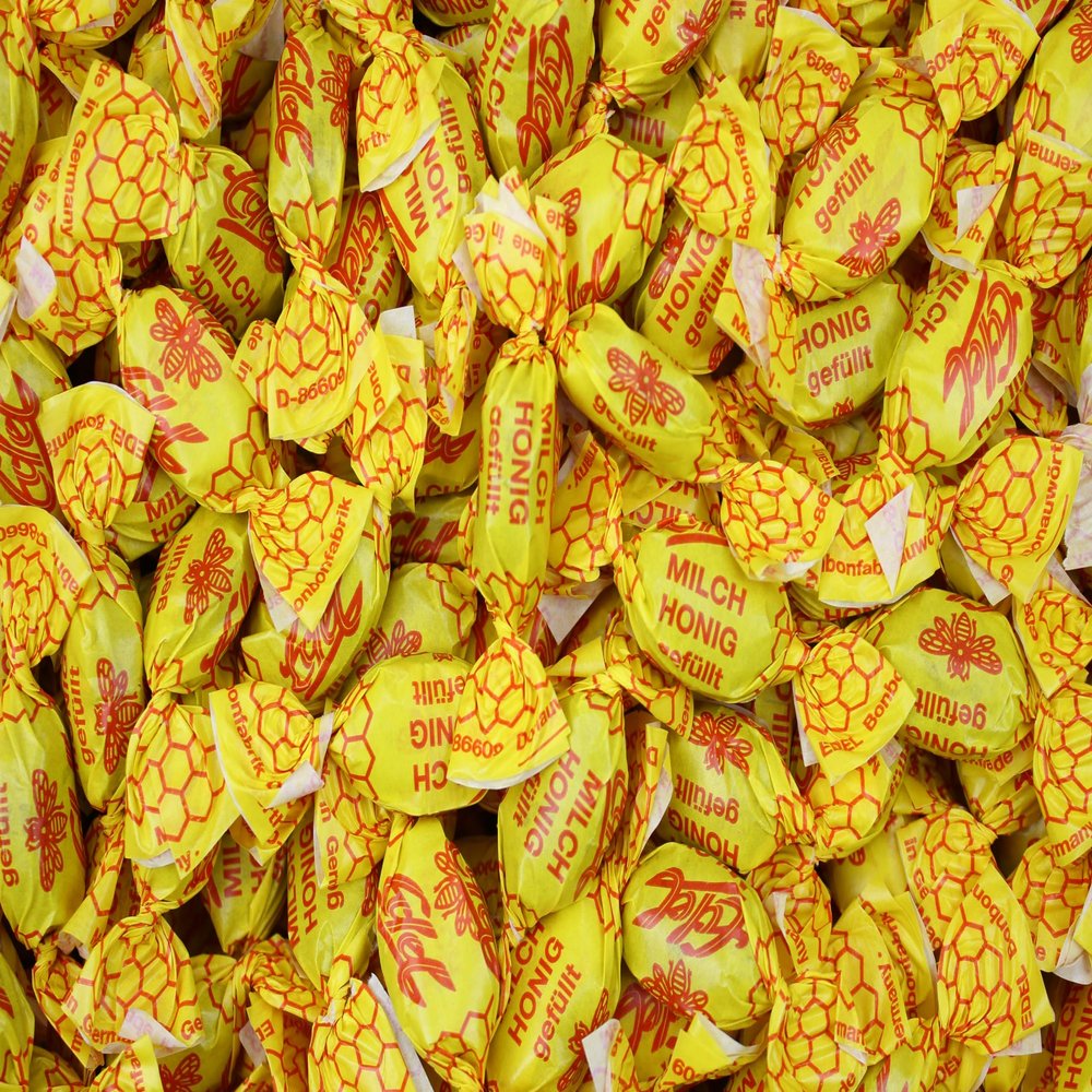 1000 Kräuter Honey Candies, Milk Honey Candies (2,000 g)