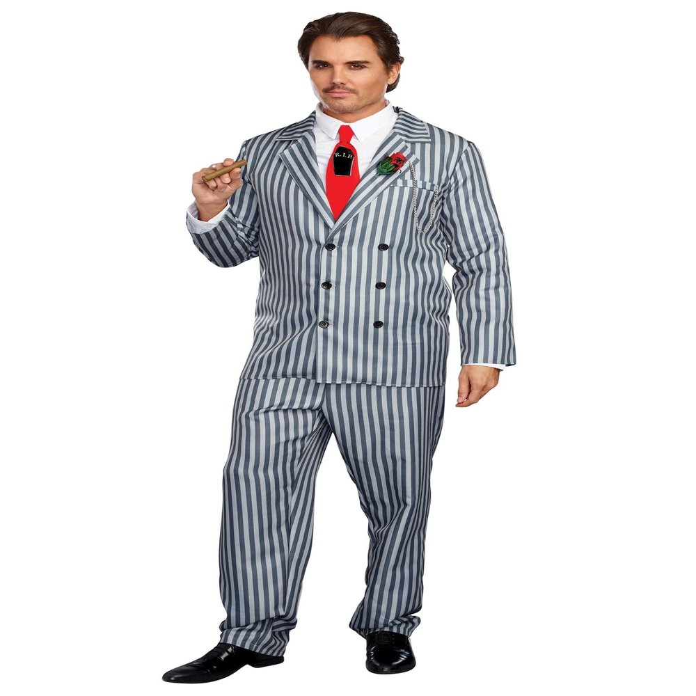 Dreamgirl 10640 Mr. Fright Costume, Black, Size L