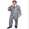 Dreamgirl 10640 Mr. Fright Costume, Black, Size L view 1